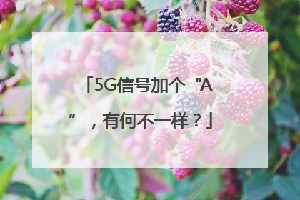 5G信号加个“A”，有何不一样？